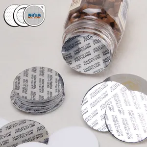 Pressure self adhesive Sensitive sealing liner Sealed For Your Protection 1.0mm aluminium foil seal liner