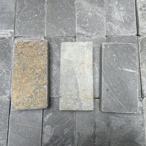 Personnalisez la dalle de grès d'<span class=keywords><strong>ardoise</strong></span> grise de pavé naturel dégringolé Pavé de pierre bleue moderne et durable <span class=keywords><strong>Allée</strong></span> extérieure écologique - Product Image 5