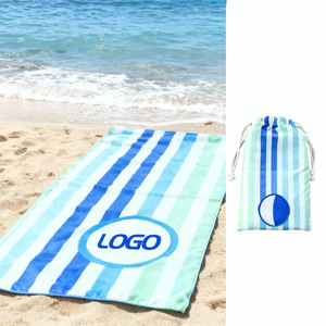 Chất lượng cao tùy chỉnh logo sợi nhỏ bãi biển Khăn sinh thái thân thiện sandfree và mềm Bán buôn in kỹ thuật số - Product Image 5