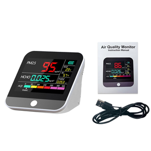 ไดเอ็นเมิร์น ซี ได้รับการรับรองมาตรฐาน Pm2.5/pm10/pm1.0 ระบบตรวจสอบคุณภาพอากาศ เครื่องตรวจจับฝุ่นแบบเรียลไทม์ ชนิด Type-c - Product Image 6