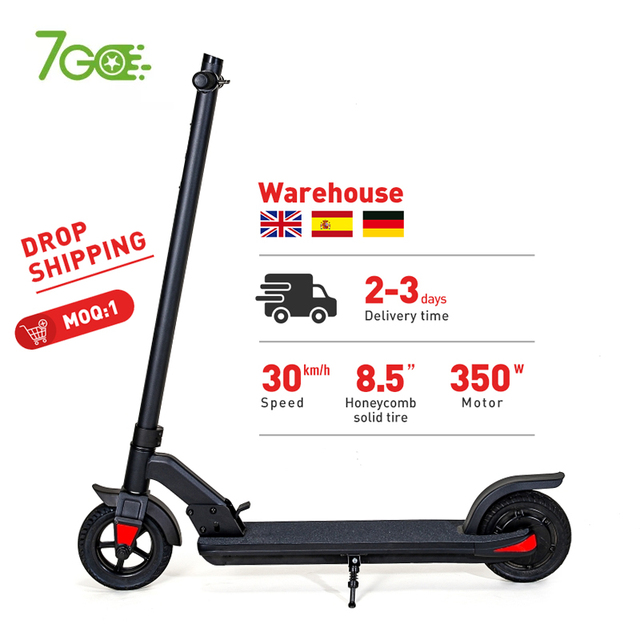 Eu Uk Usa Warehouse Fast Electric Scooter 8 Inch Tire 350W Powerful Motor Wheel Kick Folding Electric Scooter Adults E Scooter
