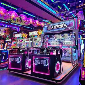 Máquina de juego de arcade PK de tiro de precisión, cuatro jugadores, artículos de botella de Metal duraderos simulados que funcionan con monedas, Inglés - Product Image 2