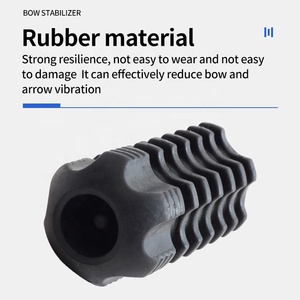 <span class=keywords><strong>Stabilisateur</strong></span> d'arc noir anti-vibration, amortisseur, accessoires de tir à l'arc, <span class=keywords><strong>stabilisateur</strong></span> en caoutchouc pour poignée d'arc composé de chasse - Product Image 4