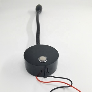 3 Wát hiện đại Wall Mount <span class=keywords><strong>LED</strong></span> Đèn đọc sách linh hoạt Swing ARM nhôm ánh sáng cạnh giường ngủ cho phòng ngủ khách sạn & phòng khách kim loại bóng râm - Product Image 5