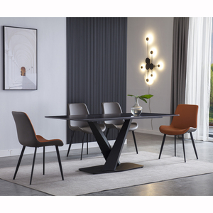 Đồ Nội Thất Hiện Đại Bàn Ăn Bằng Đá Cẩm Thạch Bộ Bàn Ăn 6 Ghế Người Bàn Ăn Và Ghế - Product Image 2