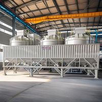 Silo Eléctrico Horizontal SDCAD Antiobstrucción de Descarga Suave con Control PLC para Planta de Lotes