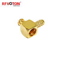 Connecteur coaxial RF femelle SMP droit pour câbles RG316, RG174, LMR100 (RF) – Conforme RoHS – En stock – Fournisseur d'usine