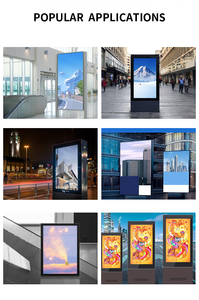 49 55 inch 1080p Slim cửa hàng Android <span class=keywords><strong>LCD</strong></span> cửa sổ hiển thị cửa hàng Công Khai Double Sided kỹ thuật số biển kiosk - Product Image 5