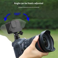 Adaptateur de base à triple griffe en alliage d'aluminium avec vis 1/4 et griffe porte-accessoire, compatible avec Insta360 X5/X4, GoPro Hero14 et appareil photo reflex numérique