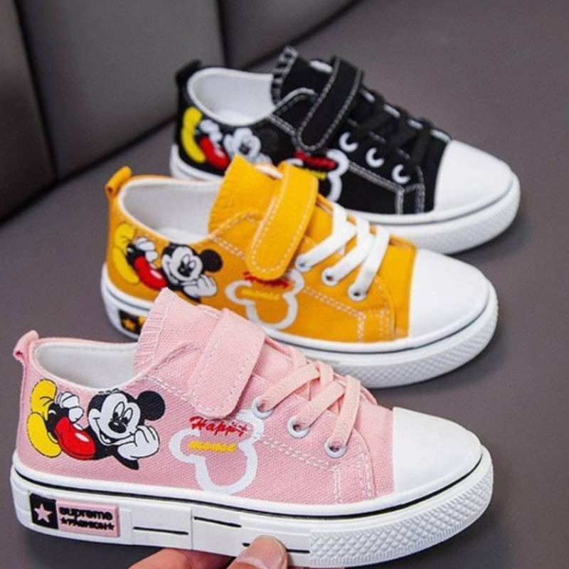 Children's Cartoon Boys and Girls Non-slip Soft-soled Casual Shoes Student Sports Running Shoes