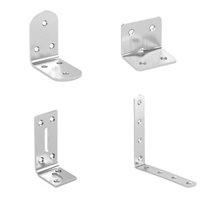 Stainless Steel Angle Bracket 90 Degree L Shaped <b>Shelf</b> Support Connector Furniture Hardware Accessory - Product Image 1