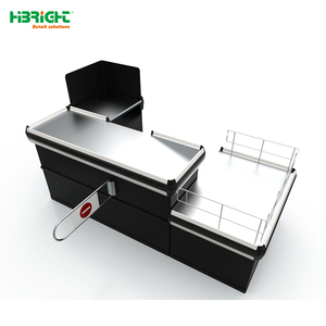 Highbright HBE-CC-223 High Quality Durable Modern Design Fashionable Appearance High Definition Screen Checkout <b>Counter</b> 2440mm - Product Image 1