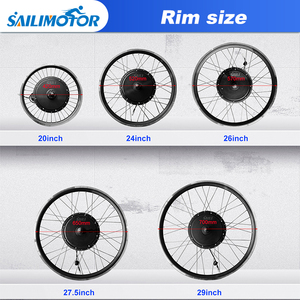 <span class=keywords><strong>Kit</strong></span> de conversion de vélo électrique Sailimotor 20 <span class=keywords><strong>pouces</strong></span> à 29 <span class=keywords><strong>pouces</strong></span>, <span class=keywords><strong>roue</strong></span> MTX, 48v 1500w 52v 2000w 3000W 72V avec batterie au lithium pour vélo de montagne - Product Image 4