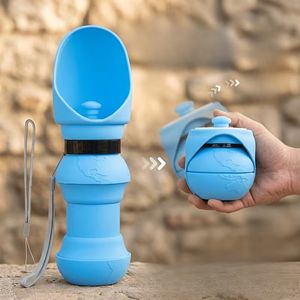 Portable Foldable Pet Water <b>Bottle</b> Silicone Travel <b>Drinking</b> Bowl for <b>Dogs</b> and Cats Outdoor Walking - Product Image 4