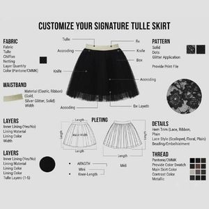Jupe <span class=keywords><strong>tutu</strong></span> en tulle <span class=keywords><strong>noir</strong></span> personnalisable pour filles, ceinture à paillettes, jupe moelleuse pour filles - Product Image 2