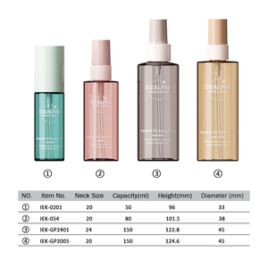 Botellas <span class=keywords><strong>de</strong></span> Envase Personalizadas Premium <span class=keywords><strong>de</strong></span> PET para Perfumes, Lociones y Sprays para el Cuidado <span class=keywords><strong>de</strong></span> la Piel con Pulverizador, 50ml/80ml/150ml, Impresión Serigráfica, Aptas para Champú - Product Image 4