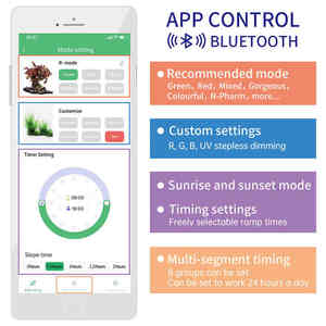 Lampe de culture LED à spectre complet WEEK AQUA, idéale pour les aquariums plantés en eau douce - Product Image 4