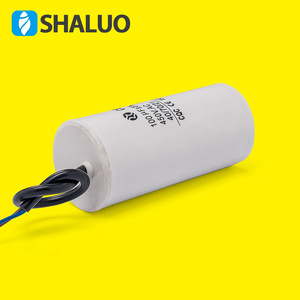 Condensateur de démarrage Yunteng CBB60 100µF 450V AC 50/60Hz avec câble gainé pour moteur - Product Image 2