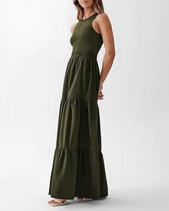 Robe sans manches à col rond pour femmes - Product Image 3