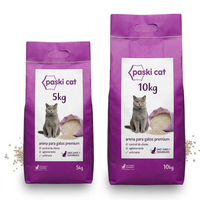 Sacs d'emballage vides pour litière de chat, conception OEM d'usine, 5kg 10kg 10L 20L, sacs en plastique tissé BOPP pour litière de chat