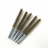 Brosse industrielle en fil torsadé en laiton pour le débavurage et l'élimination de la rouille des tuyaux OEM ODM