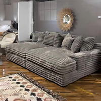 Nouveau canapé moderne compressible sous vide Guifei, grand fauteuil lounge, structure sans squelette, canapé en tissu éponge haute densité pour salon