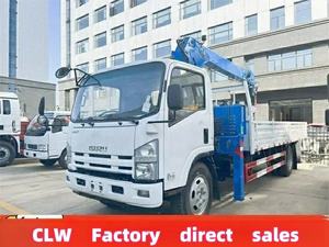 Camion grue Isuzu 4x4 avec nouveau moteur diesel, grues de camion de 5 tonnes et 6 tonnes à vendre - Product Image 4