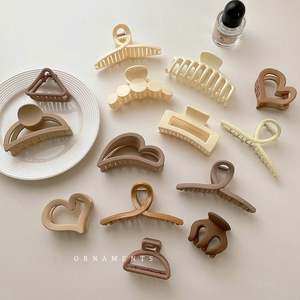 Pinza de Pelo Grande de Alta Gama con Perlas, Estilo Temperament, para Verano, Tipo Tiburón - Product Image 4