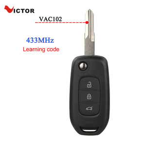 Victor Universal 3 Tasten 433MHz Lerncode Fernbedienung sender V1096 CE-zertifizierte Auto-Flip-Keys für - Product Image 4