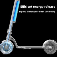 Nuevo Scooter Eléctrico Inteligente con Batería de Litio Desmontable, 36V300W, Plegable, de Aleación de Aluminio, para Adultos, de Larga Duración, Antideslizante