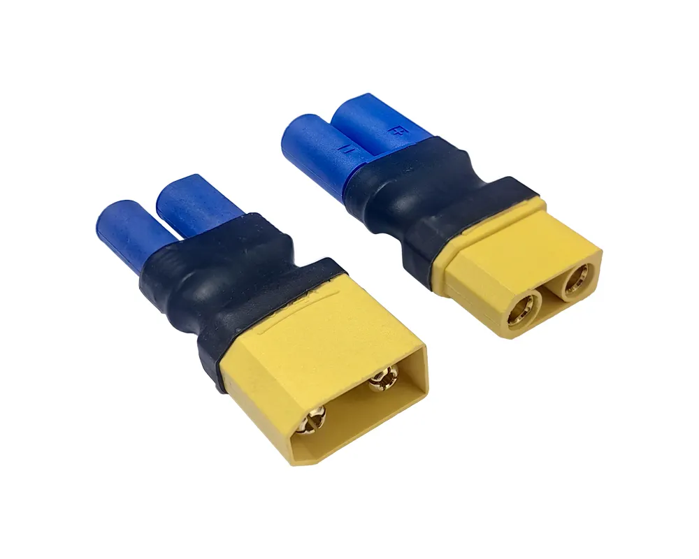 Customized Wholesale XT90 to EC5 Connector Adapter No Wires for RC Cars Trucks Lipo Battery