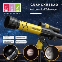 Children's Refracting Entry-level Astronomical Telescope Children'sPuzzle Toy Telescope Outdoor Space Exploration Starfinder