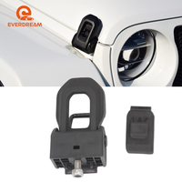 Prise de verrouillage de capot de sortie d'usine pour Jeep Wrangler JL 2018 + accessoires verrouillage de loquet de capot pour Jeep Gladiator JT 2020 +
