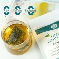 Té de Hierbas para la Salud Respiratoria y Alivio de la Garganta, Mezcla Privada de Chinaherbs, en Bolsitas, Beneficios para la Respiración, Libre de Humo