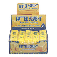 Jouet Squishy Géant en Forme de Beurre de 9,5 Pouces, Grand Squishy en Forme de Beurre à Remontée Lente, Squishies Alimentaires Réalistes, Bâtonnets de Beurre à Presser