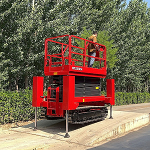 <span class=keywords><strong>Platform</strong></span> <span class=keywords><strong>Lift</strong></span> Gunting Hidrolik Artikulasi Tipe Crawler yang Digerakkan Sendiri dengan Baja Kekuatan Tinggi dan Kapasitas 450kg - Product Image 4