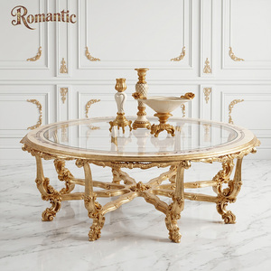 Set di Divani di Lusso <span class=keywords><strong>in</strong></span> Stile Turco, Divano <span class=keywords><strong>in</strong></span> Legno Intagliato Dorato Champagne con <span class=keywords><strong>Tavolino</strong></span> <span class=keywords><strong>in</strong></span> <span class=keywords><strong>Vetro</strong></span> per Arredamento di Ville e Palazzi di Lusso - Product Image 3