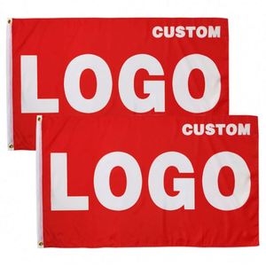 Drapeaux et bannières personnalisés avec logo rouge pour activités de plein air, impression numérique, qualité supérieure, prix de gros d'usine - Product Image 4
