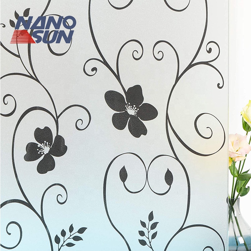 Frosted Window Paper Window Sticker Glass Window Film PVC Privacy Glue Glass Sticker For Windows Home Decoration