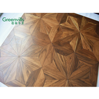 Parquet en acacia à petites feuilles de haute qualité, nouveau design, parquet en bois d'acacia contrecollé