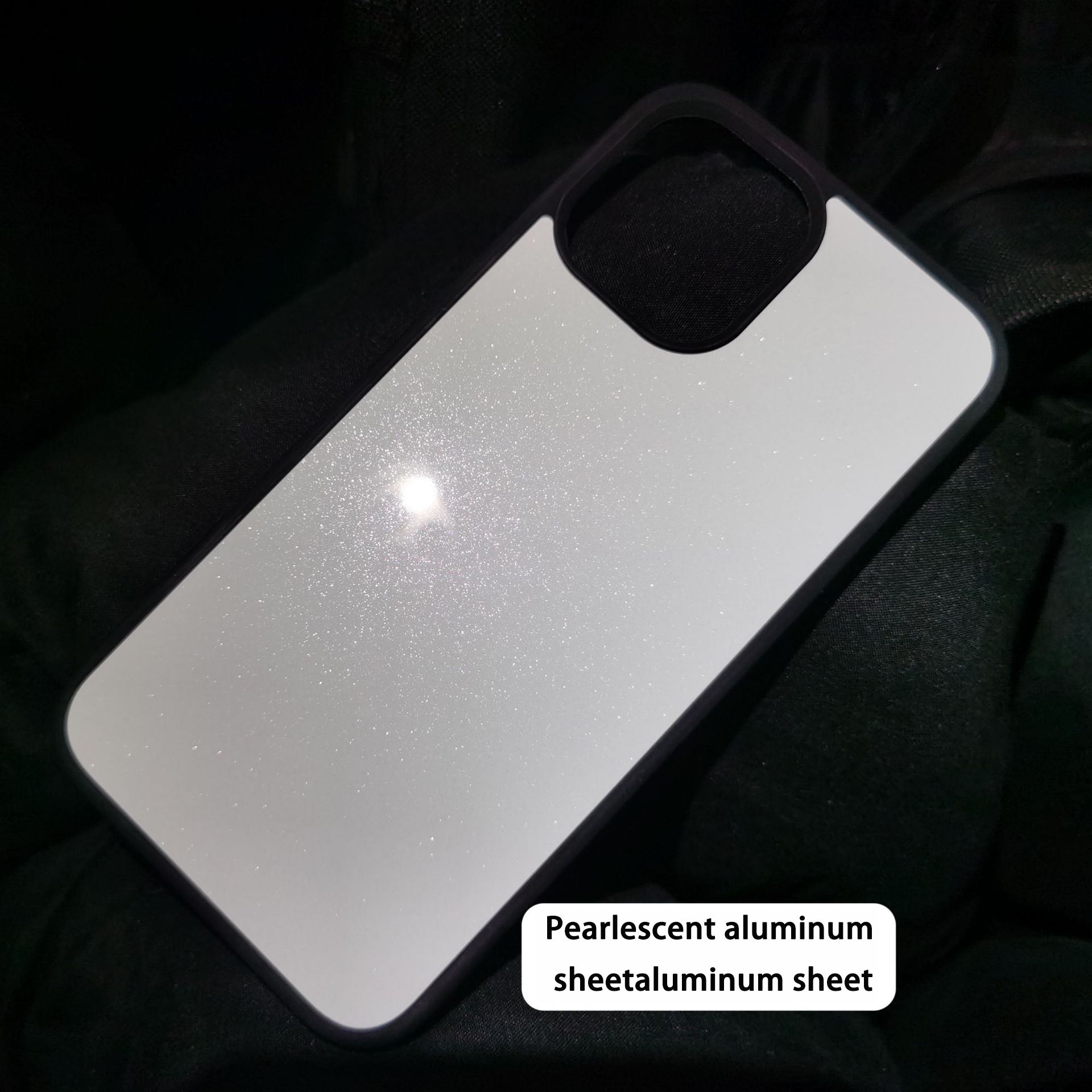 Feuille d'aluminium nacré