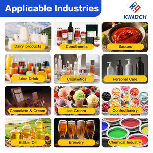 Tangki Pencampur Pemanas Otomatis untuk Krim Perawatan Kulit Kosmetik, Deterjen Cair, dengan Sirkulasi Vakum dan Homogenizer Bawah - Product Image 5