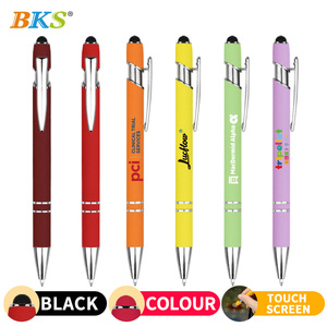 Khuyến Mãi Biểu Tượng Tùy Chỉnh Bút Bi Đa Chức Năng Stylus Kim Loại Mực Đen 1.0Mm Đa-Màu Sắc Màn Hình Cảm Ứng - Product Image 4