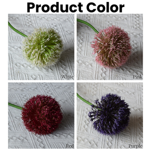 Pissenlit artificiel en plastique de haute qualité à tige unique, boule d'oignon artificielle de 56 cm de long pour la décoration de la maison et de mariage - Product Image 3
