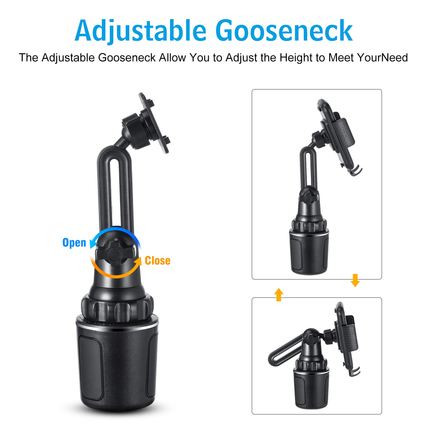 Universal Cup Holder Phone Mount for Car Truck - 360° Adjustable Holder | Shenzhen Huaxin