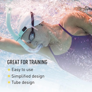 Snorkel professionnel en silicone liquide détachable anti-étouffement pour adultes et enfants, fourni par le fabricant, pour l'entraînement à la natation - Product Image 3