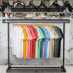 เสื้อยืดผู้ชายผ้าคอตตอนเนื้อหนา 210 กรัม พิมพ์ลายโลโก้ตามสั่ง ผ้าคอตตอนถัก 100% แขนสั้น สไตล์ลำลอง สตรีทแวร์ สีตามสั่ง - Product Image 3