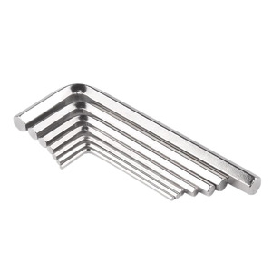 Jeu de clés Allen Jingtai Chengsheng 0,9-8 mm métriques chromées en forme de L pour vis hexagonales internes - Product Image 4