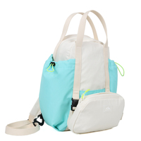 Sac à dos pour femme durable 3-en-1 coloré, sac à dos léger convertible sans PFC en nylon pour les voyages quotidiens et les activités de plein air