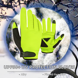 Gants de vélo de montagne VTT à doigts complets, respirants, compatibles écran tactile, antidérapants, rembourrés, pour le cyclisme sportif, OEM, unisexe - Product Image 2